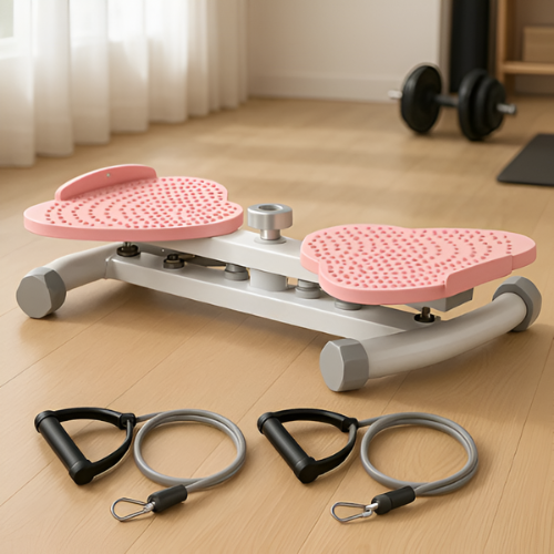 Home use silent belt rope abdominal plate fat burning body shaping rotating machine