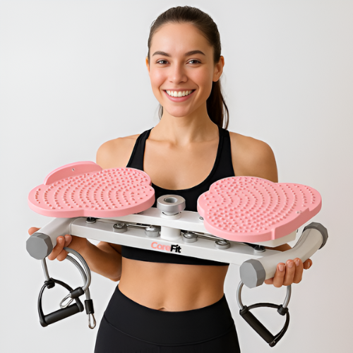 Home use silent belt rope abdominal plate fat burning body shaping rotating machine