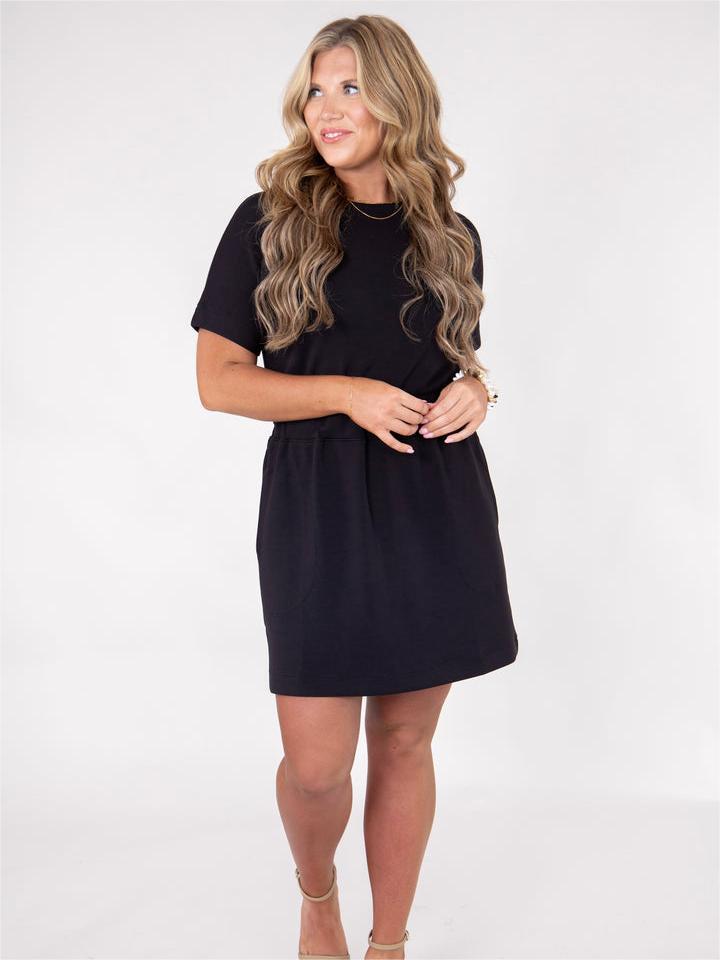 Cinched T-Shirt Dress(BUY 2 FREE SHIPPING)