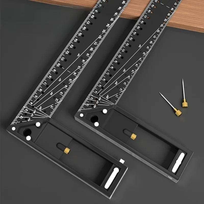 Multi-angle measuring ruler