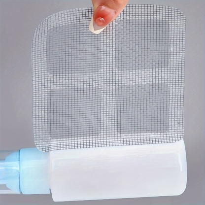 6pcs Drain Strainer Cover For Hair Stopper, Disposable Shower Drain Hair Catcher, Disposable Hair Catchers For Shower, Floor Sink Strainer Filter Mesh Stickers, Hair Stopper For Bathroom Bathtub, Bathroom Accessories