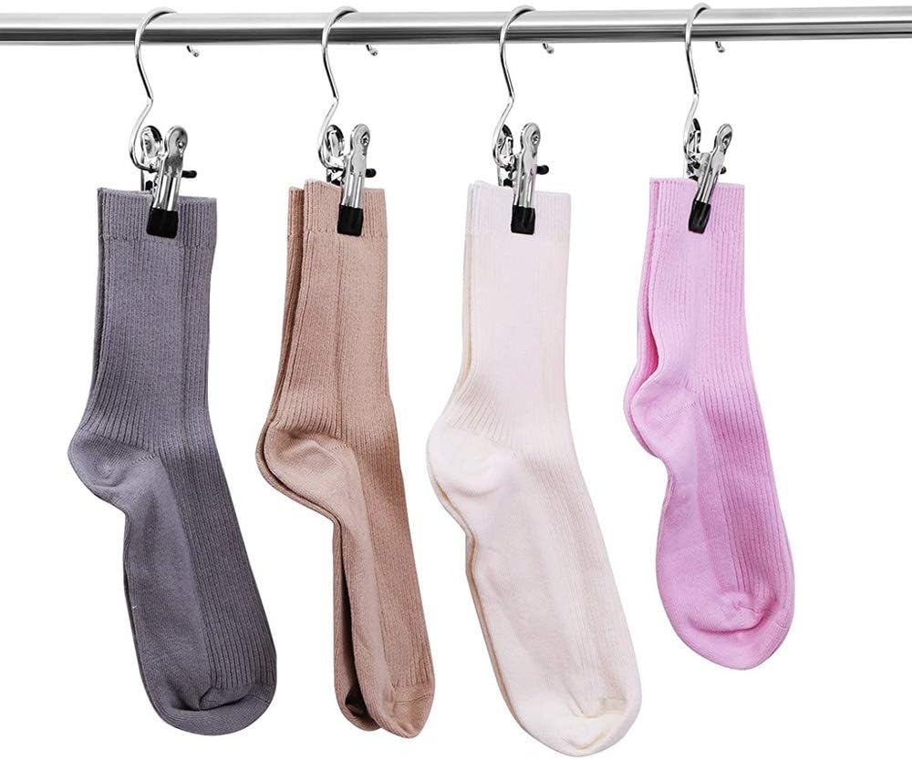 Hot Sale 49% OFF-Anti-rust Clip Space-saving Clothespin Hat Pants Storage Hanging Travel Hook