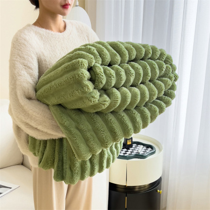 Snuggle Up in Style! 🛋️✨ Discover the Ultimate Striped Flannel Fleece Blanket – Your Cozy Companion for Every Season! 🌈🧣