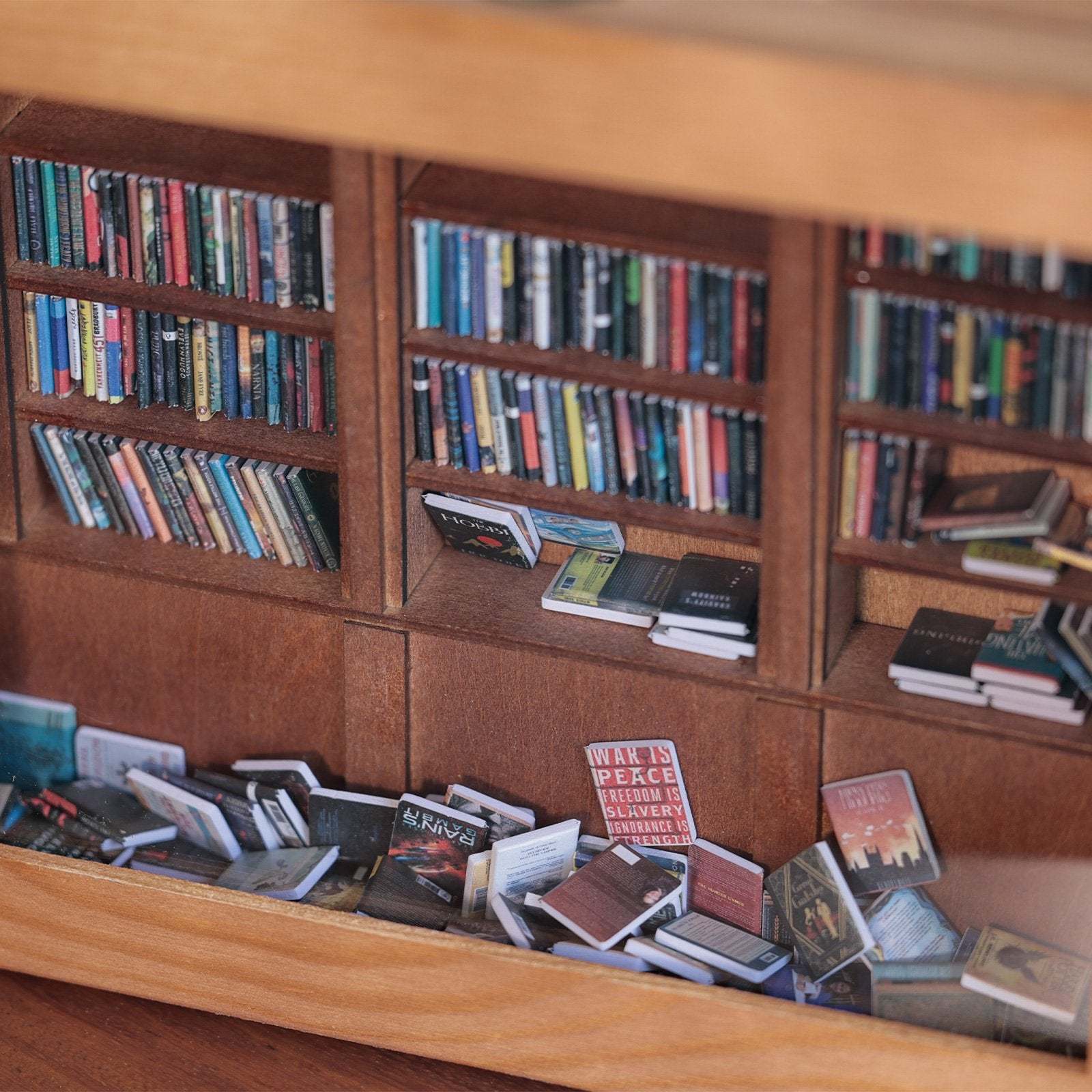 📚Shake Away Your Anxiety Bookshelf Decoration