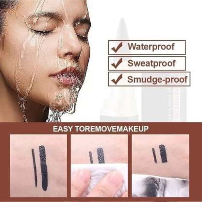 🎉Natural Black Long Wear Gel Eyeliner Cream, Waterproof, Natural formula, safe and harmless, Mild & Easy To Remove