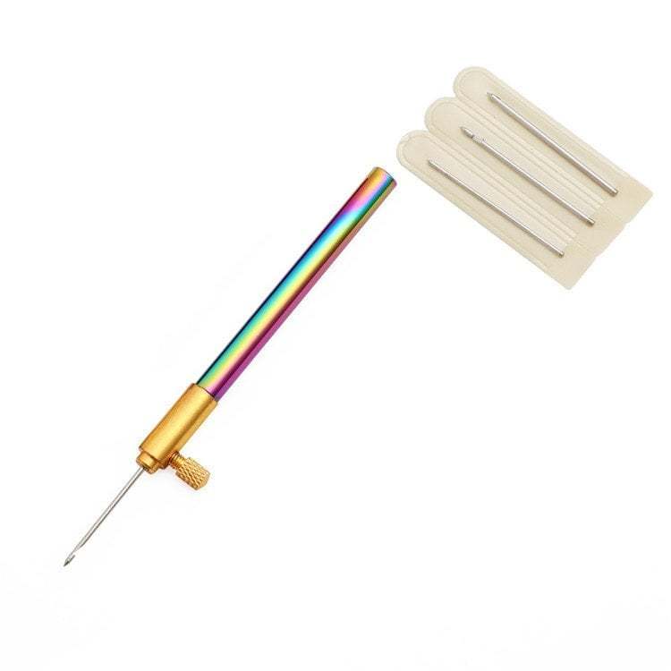 Beech French embroidery crochet hook for daily use at home, beaded handmade needle