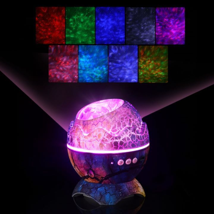 LED Dinosaur Egg Bluetooth Music Aurora Galaxy Starry Sky Light Projection
