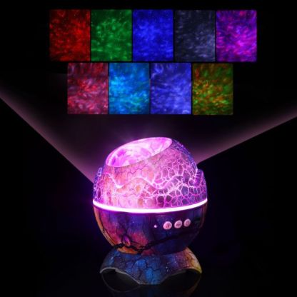 LED Dinosaur Egg Bluetooth Music Aurora Galaxy Starry Sky Light Projection