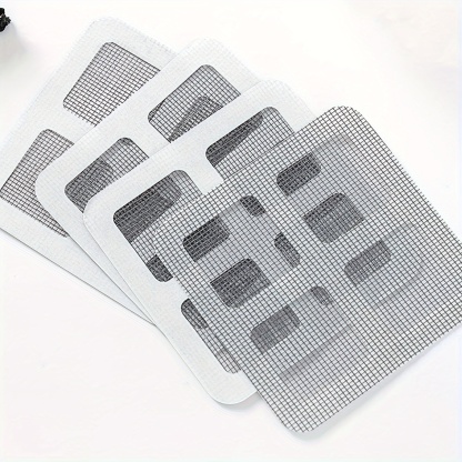 6pcs Drain Strainer Cover For Hair Stopper, Disposable Shower Drain Hair Catcher, Disposable Hair Catchers For Shower, Floor Sink Strainer Filter Mesh Stickers, Hair Stopper For Bathroom Bathtub, Bathroom Accessories