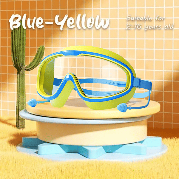 🔥🎉Promotion 49% OFF - 🔥HD children's large frame waterproof and anti-fog swimming goggles