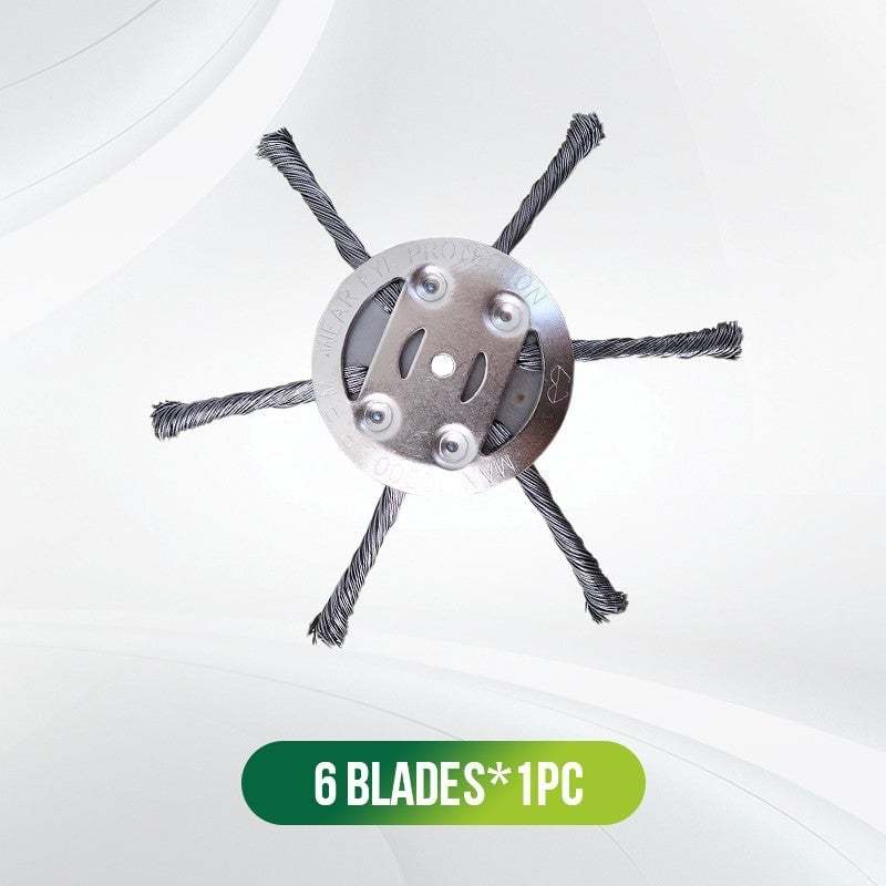 6 inch Steel Wire Brush Cutter Trimmer Head