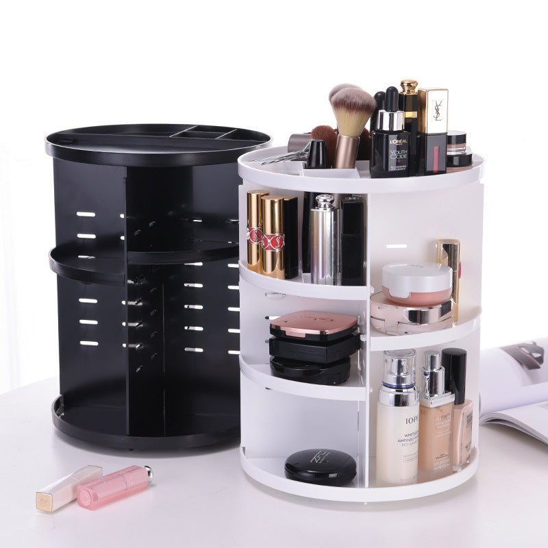 360° Rotating Shelf | Adjustable Cosmetic Organizer