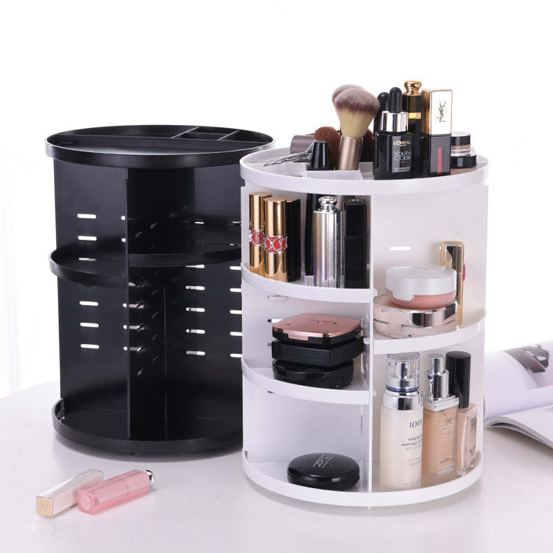 360° Rotating Shelf | Adjustable Cosmetic Organizer