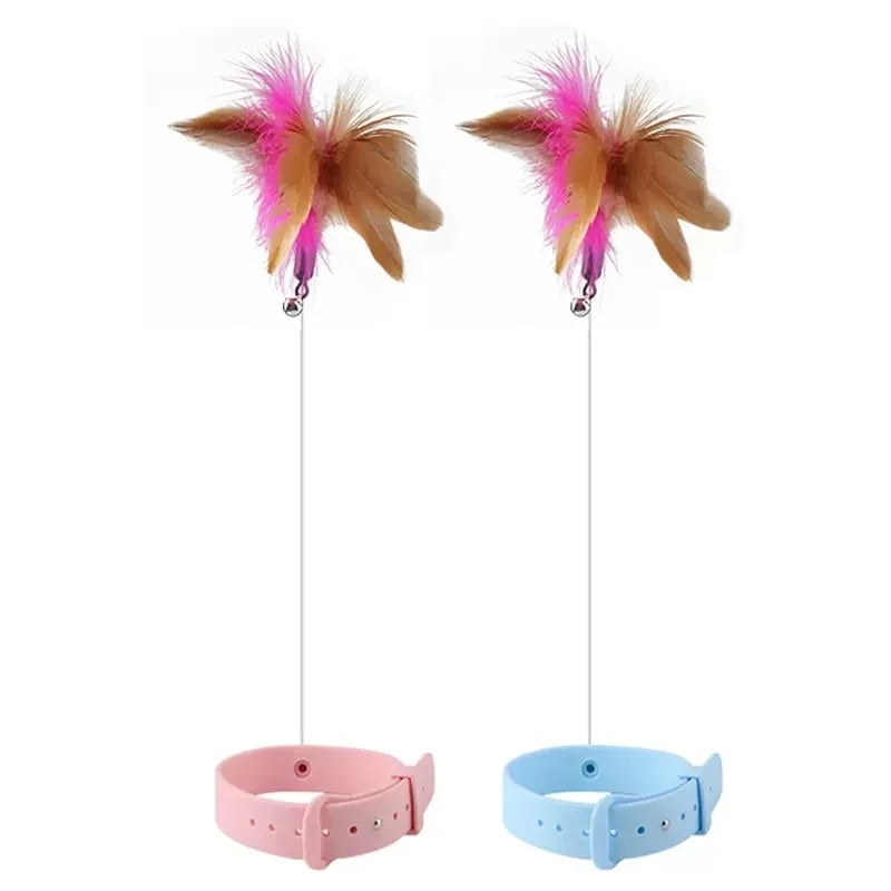 🔥Free hands collar cat teaser stick😻