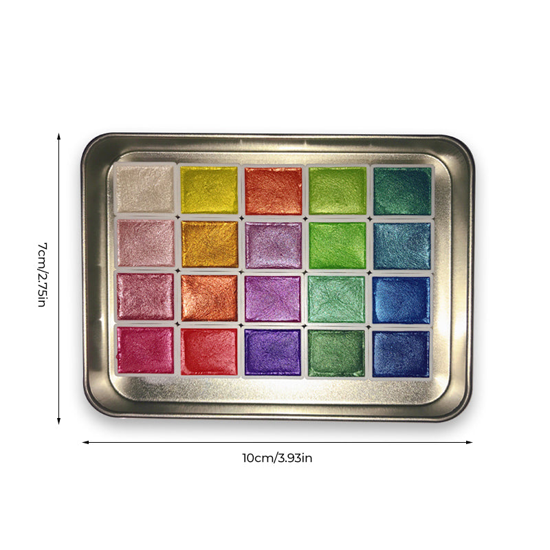 50% DISCOUNT | Sparkling colours that bring watercolours to life (20 colours) [Last day discount].