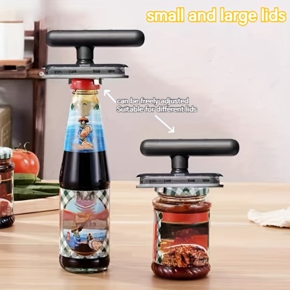 1pc Versatile Jar & Bottle Opener - Adjustable, Easy-Grip, Multifunctional Kitchen Tool - Essential Manual Can Opener for Effortless Access - Perfect for Parties & Daily Use