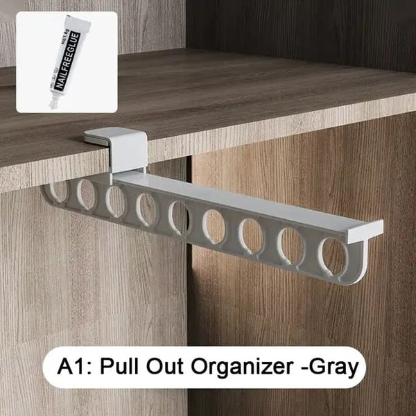🔥Hot sale🔥Intelligent pull-out slide trouser rack