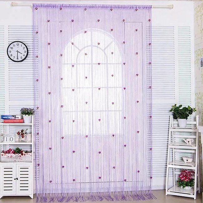 Rose Flower Door Curtain