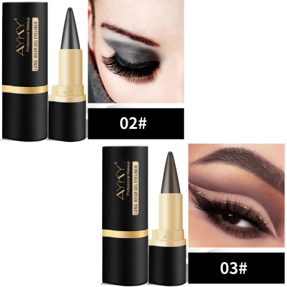 🎉Natural Black Long Wear Gel Eyeliner Cream, Waterproof, Natural formula, safe and harmless, Mild & Easy To Remove