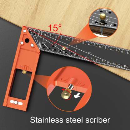 Multi-angle measuring ruler