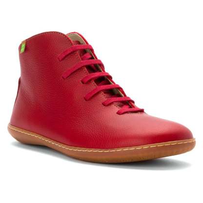 Vintage women's leather boots lace-up front martin boots