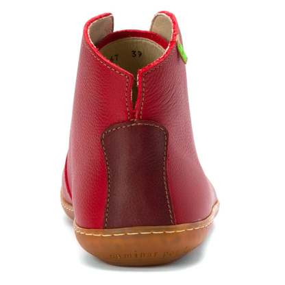 Vintage women's leather boots lace-up front martin boots