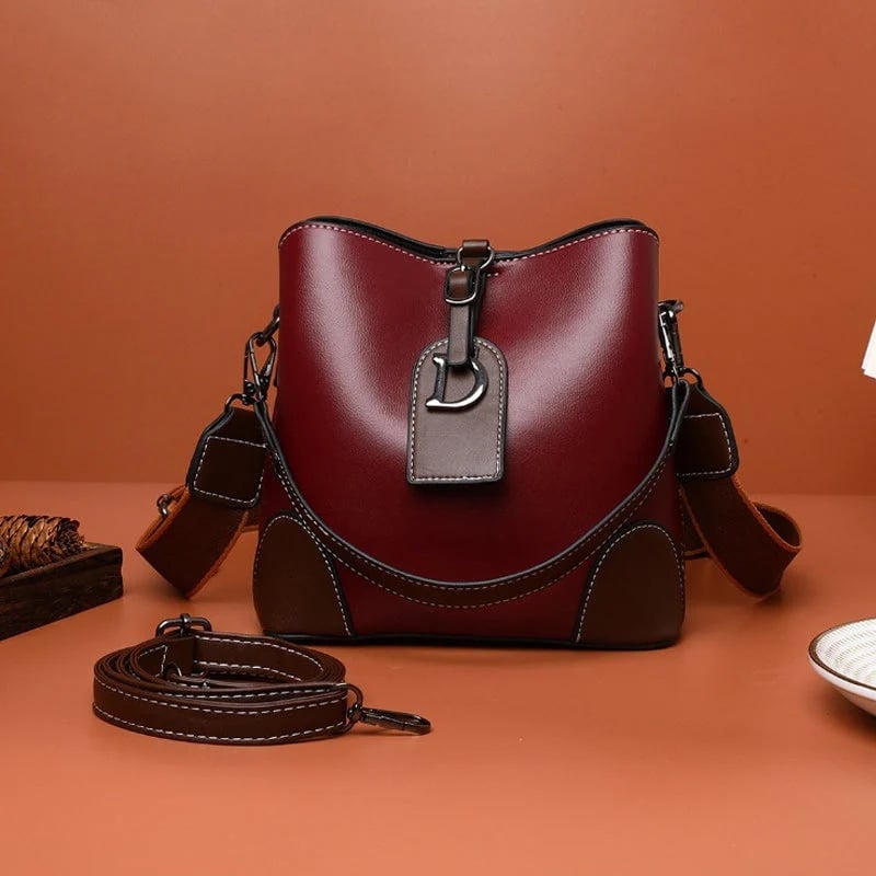 💗PU Leather Niche Women's Shoulder Bag👜