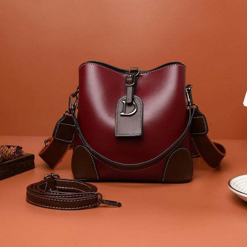 💗PU Leather Niche Women's Shoulder Bag👜