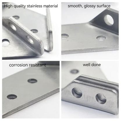 Triangular support made of stainless steel(With 7 screws)