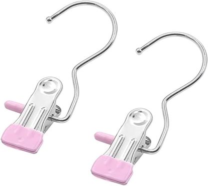 Hot Sale 49% OFF-Anti-rust Clip Space-saving Clothespin Hat Pants Storage Hanging Travel Hook