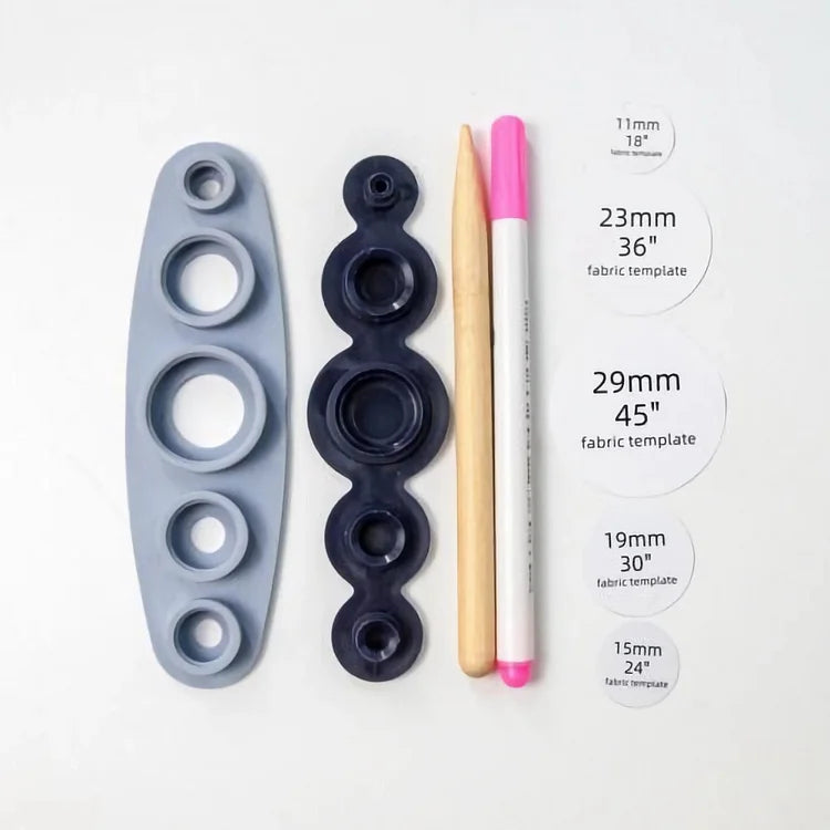 Universal button sewing tool, coat button, hand sewing tool