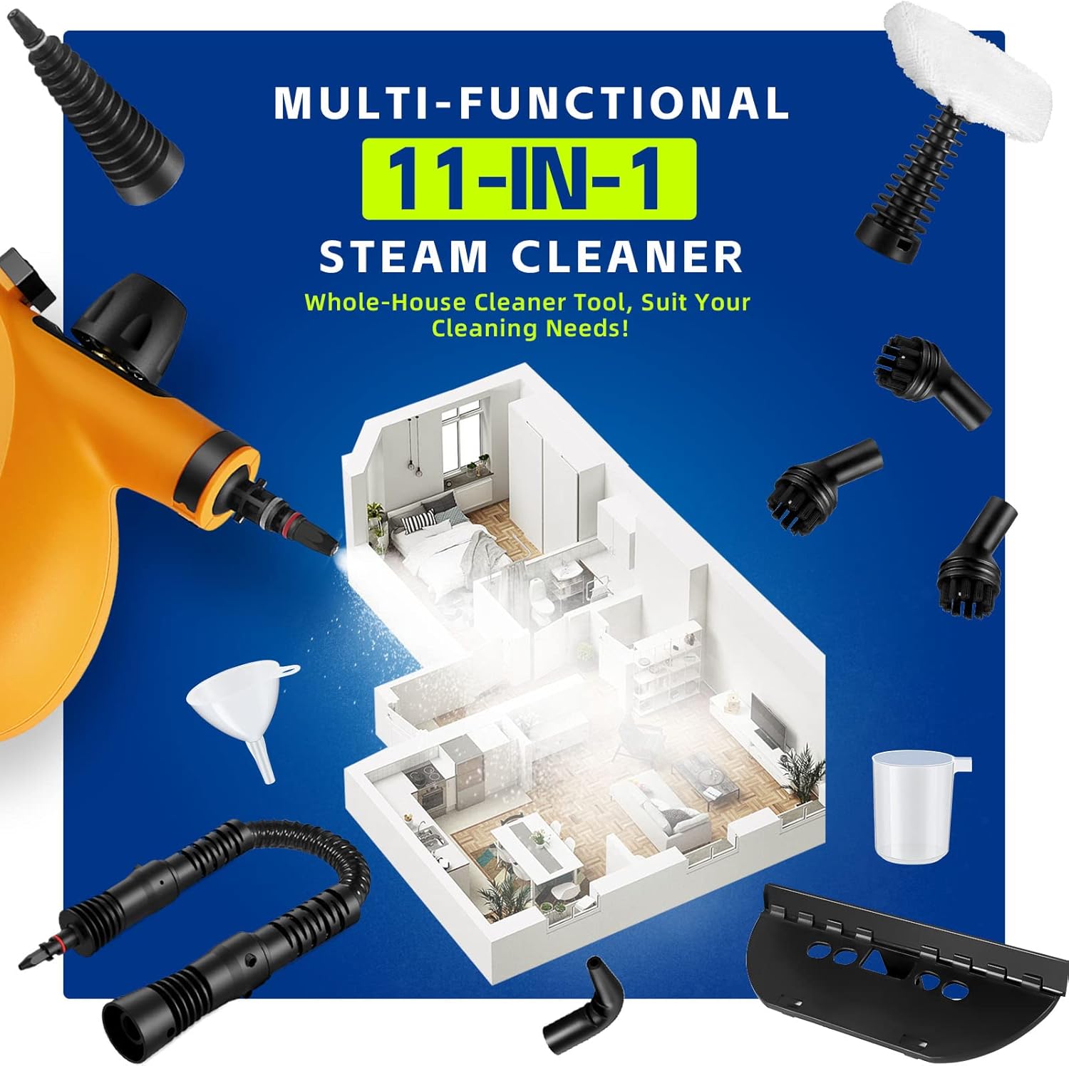 Steam cleaner, multifunctional kitchen hood decontamination cleaning machine, bathroom cleaner