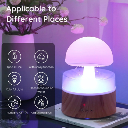Mushroom Rain Humidifier