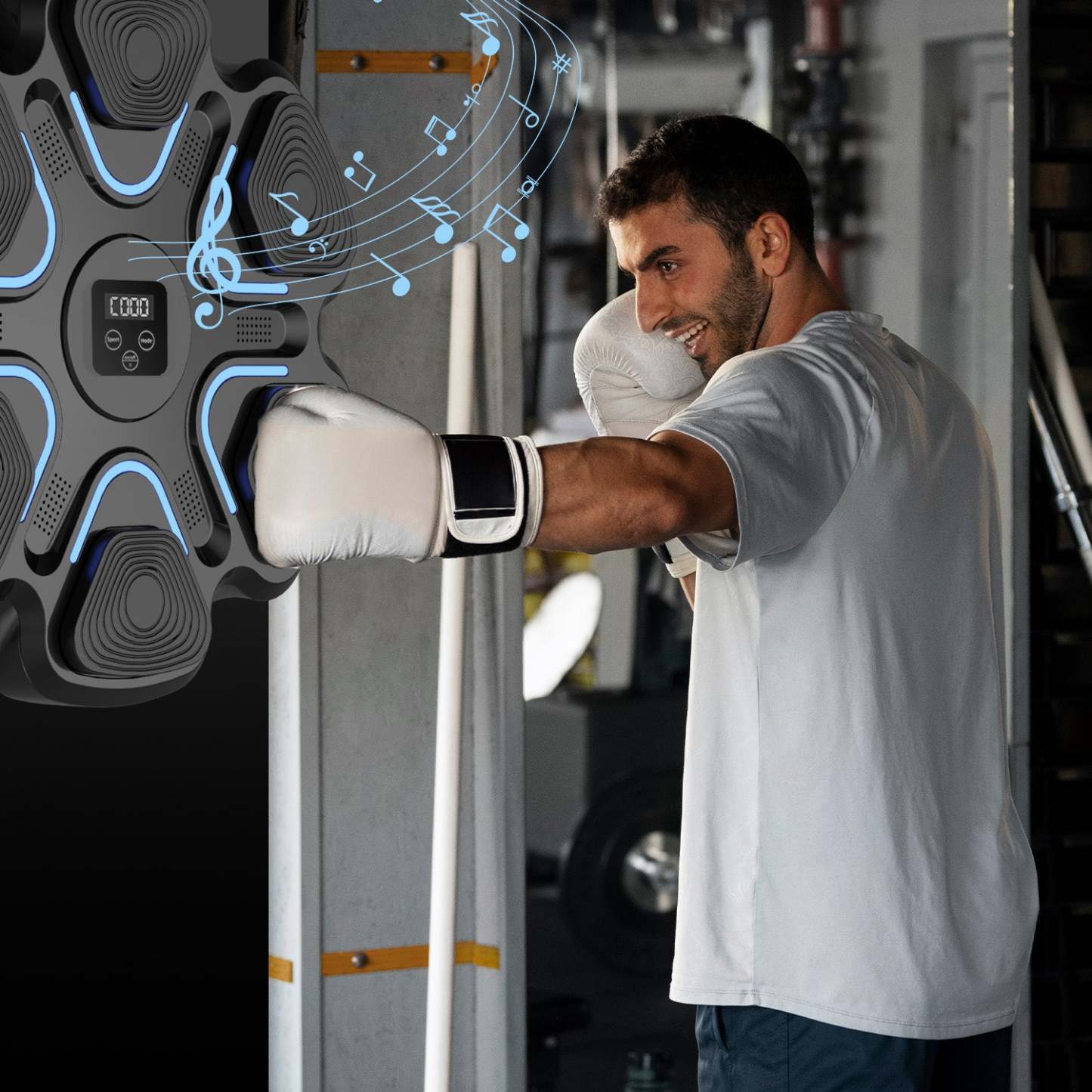 Music Boxing Machine with Boxing Gloves(Adult Edition)