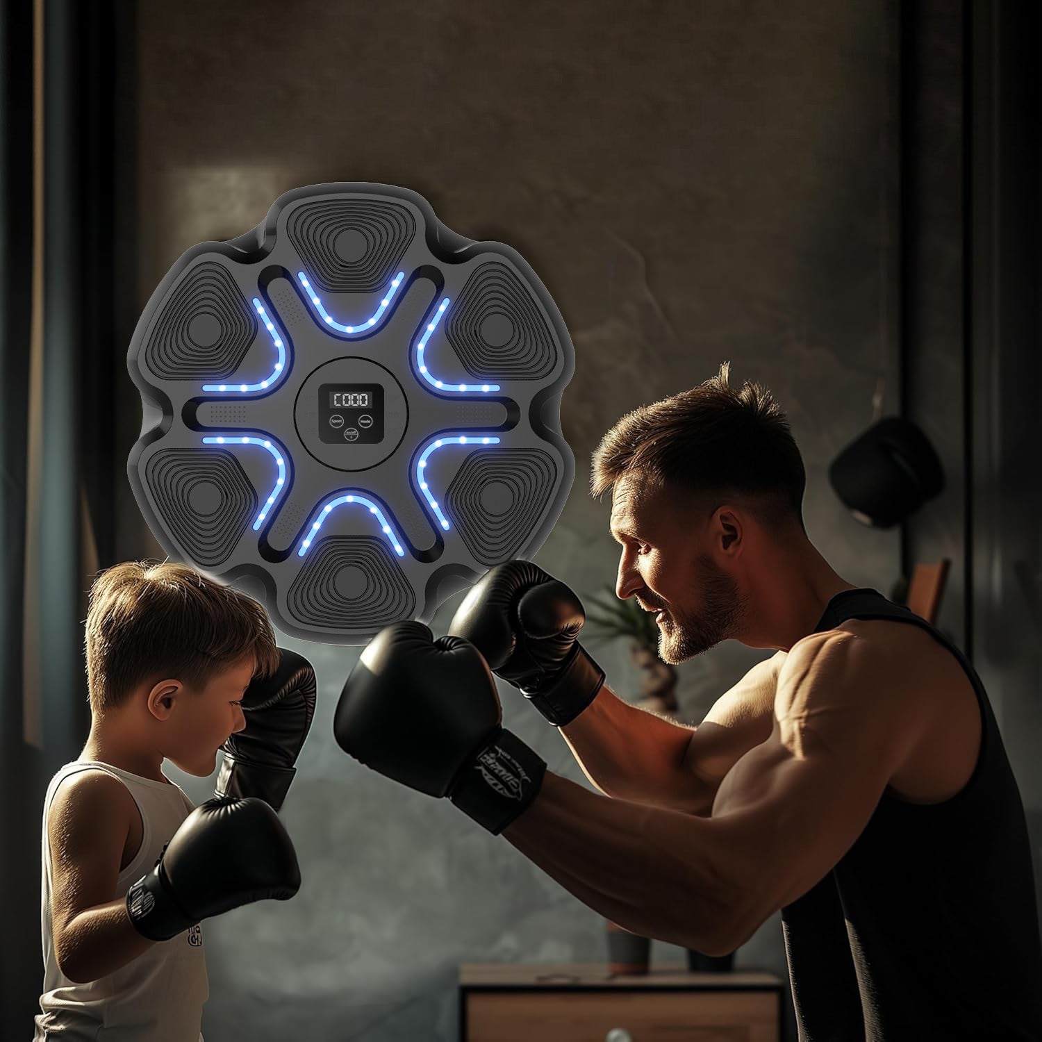 Music Boxing Machine with Boxing Gloves(Adult Edition)