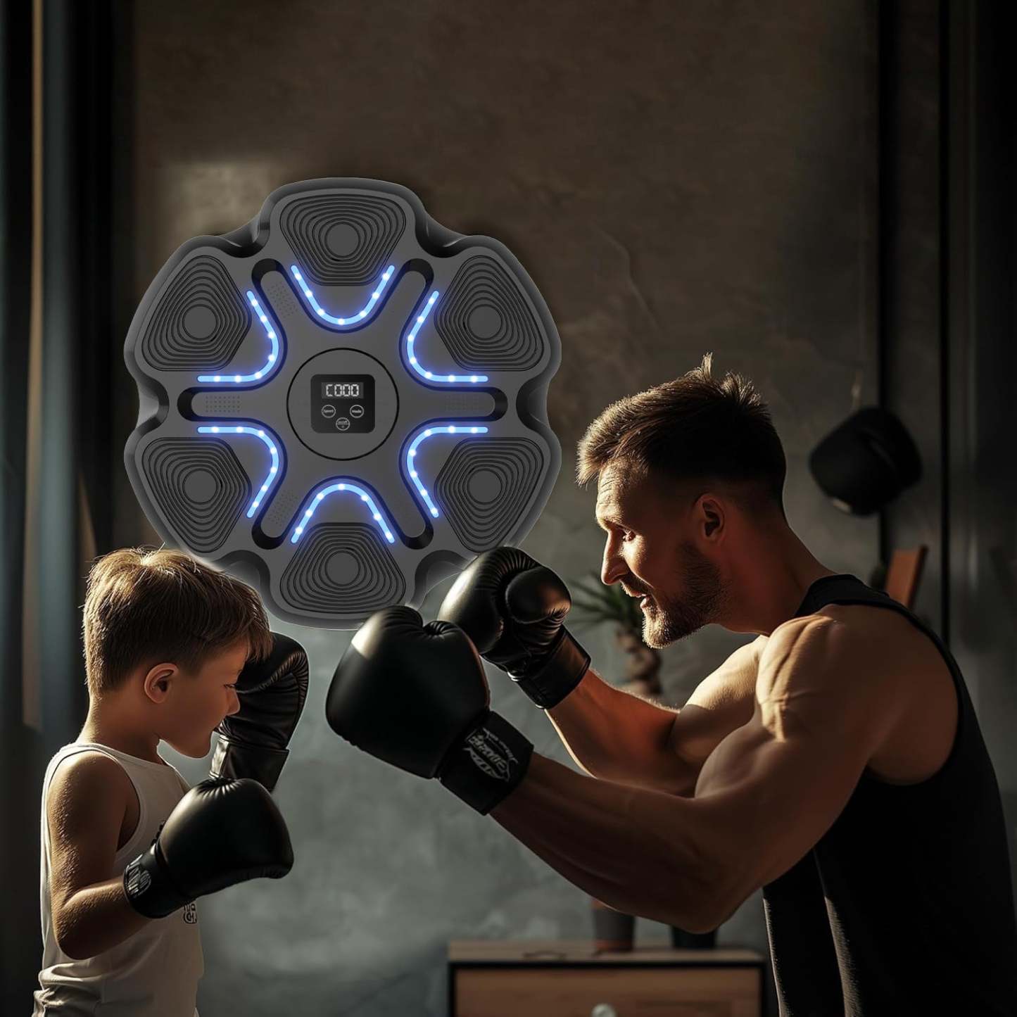 Music Boxing Machine with Boxing Gloves(Adult Edition)