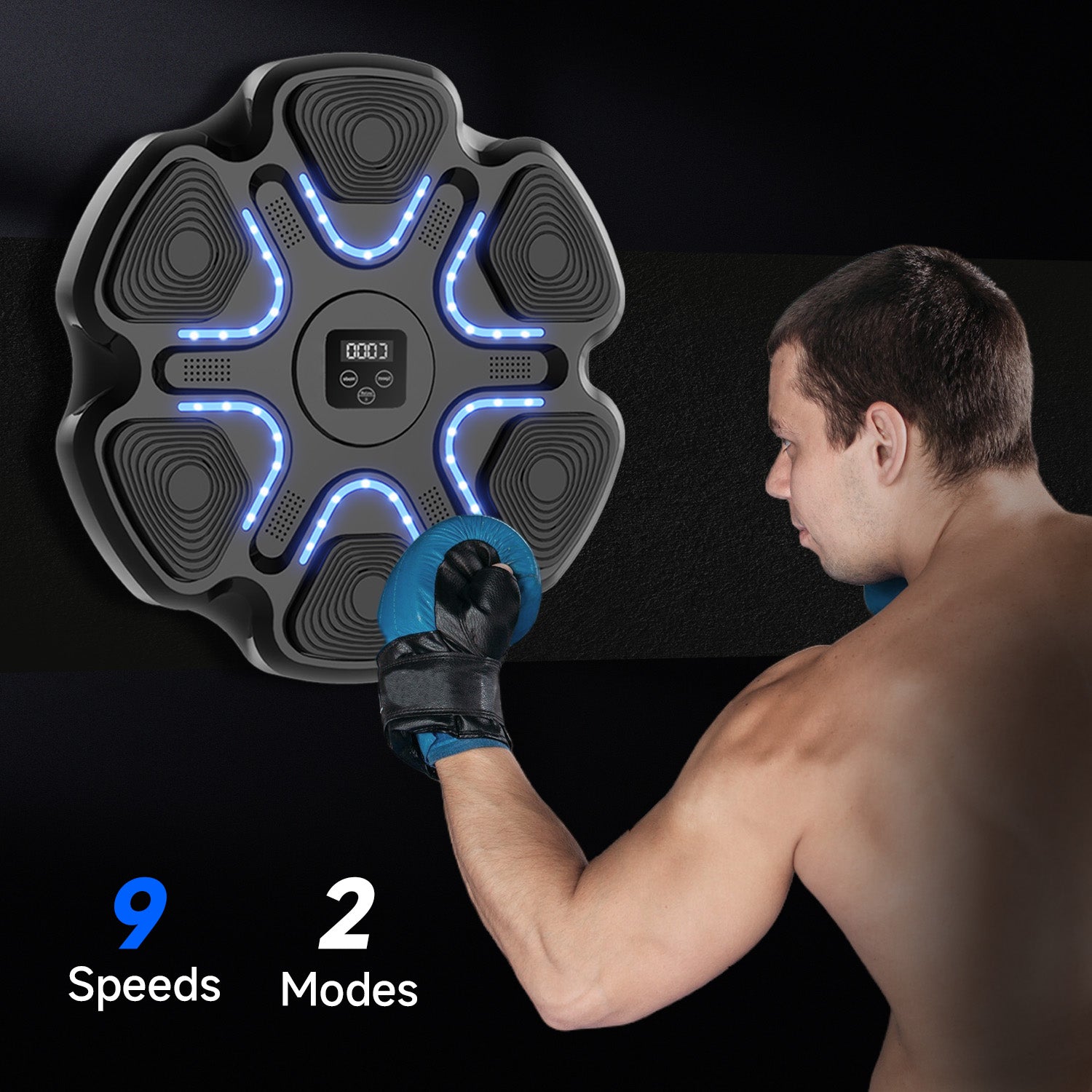 Music Boxing Machine with Boxing Gloves(Adult Edition)