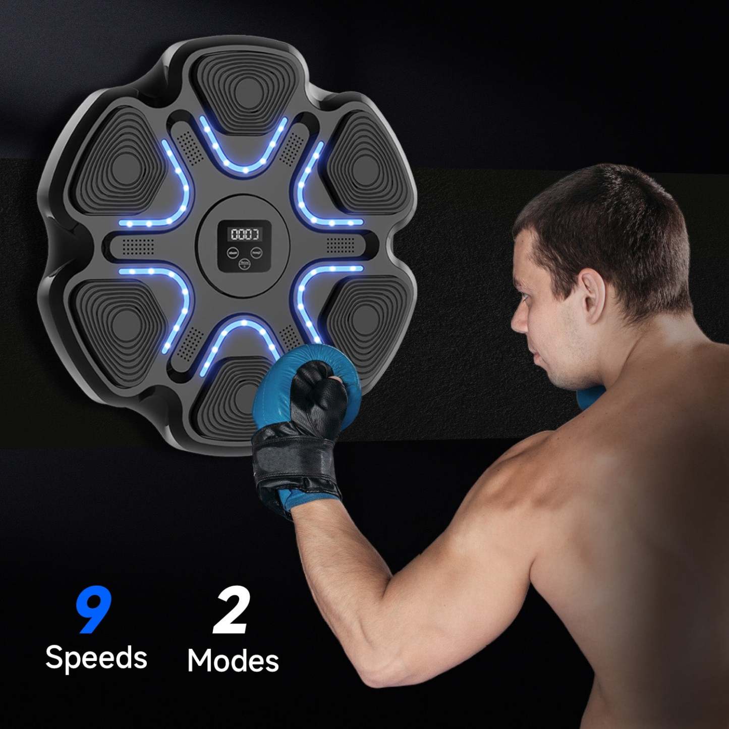 Music Boxing Machine with Boxing Gloves(Adult Edition)