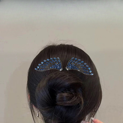 Vintage Bling Bling Rhinestone Decorative Hair Clip Twist Hair Bun Maker Trendy Hair Styling Accessories For Women And Daily Use