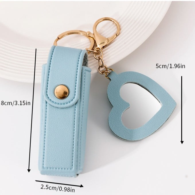 Lip Oil Keychain - Mirror & Oil 2-in-1 ❤️