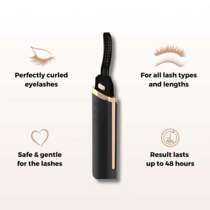 Rechargeable Heated Eyelash Curler for Quick Heating Curling