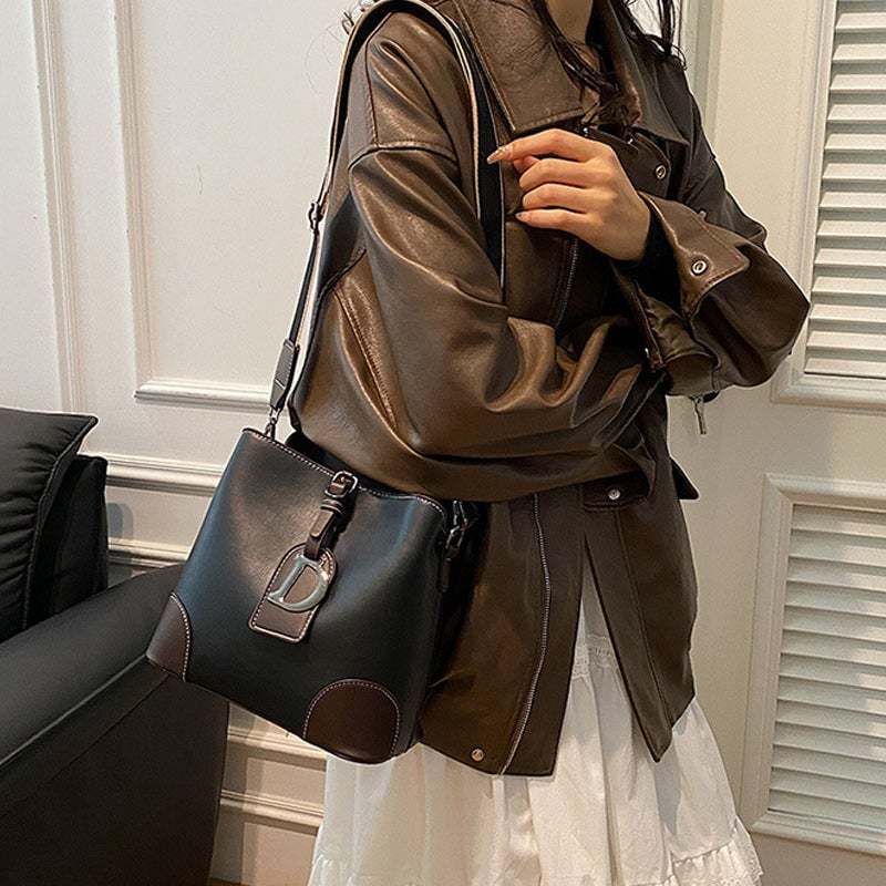 💗PU Leather Niche Women's Shoulder Bag👜