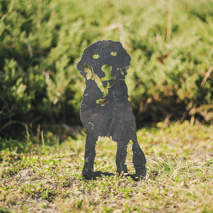 Labrador Retriever Metal Silhouette