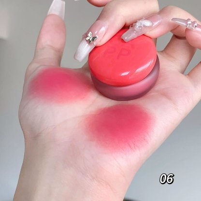 🔥✨ Free Lipstick Brushes⏰ 💥🔥Lip&Cheek Blurry Pudding Pot with Keyring