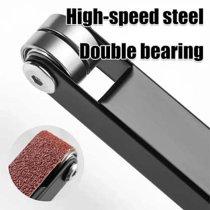 Angle grinder modified belt sander