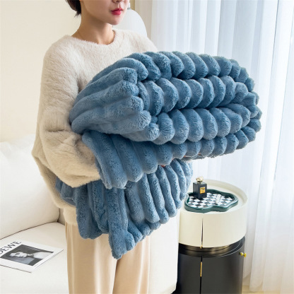 Snuggle Up in Style! 🛋️✨ Discover the Ultimate Striped Flannel Fleece Blanket – Your Cozy Companion for Every Season! 🌈🧣
