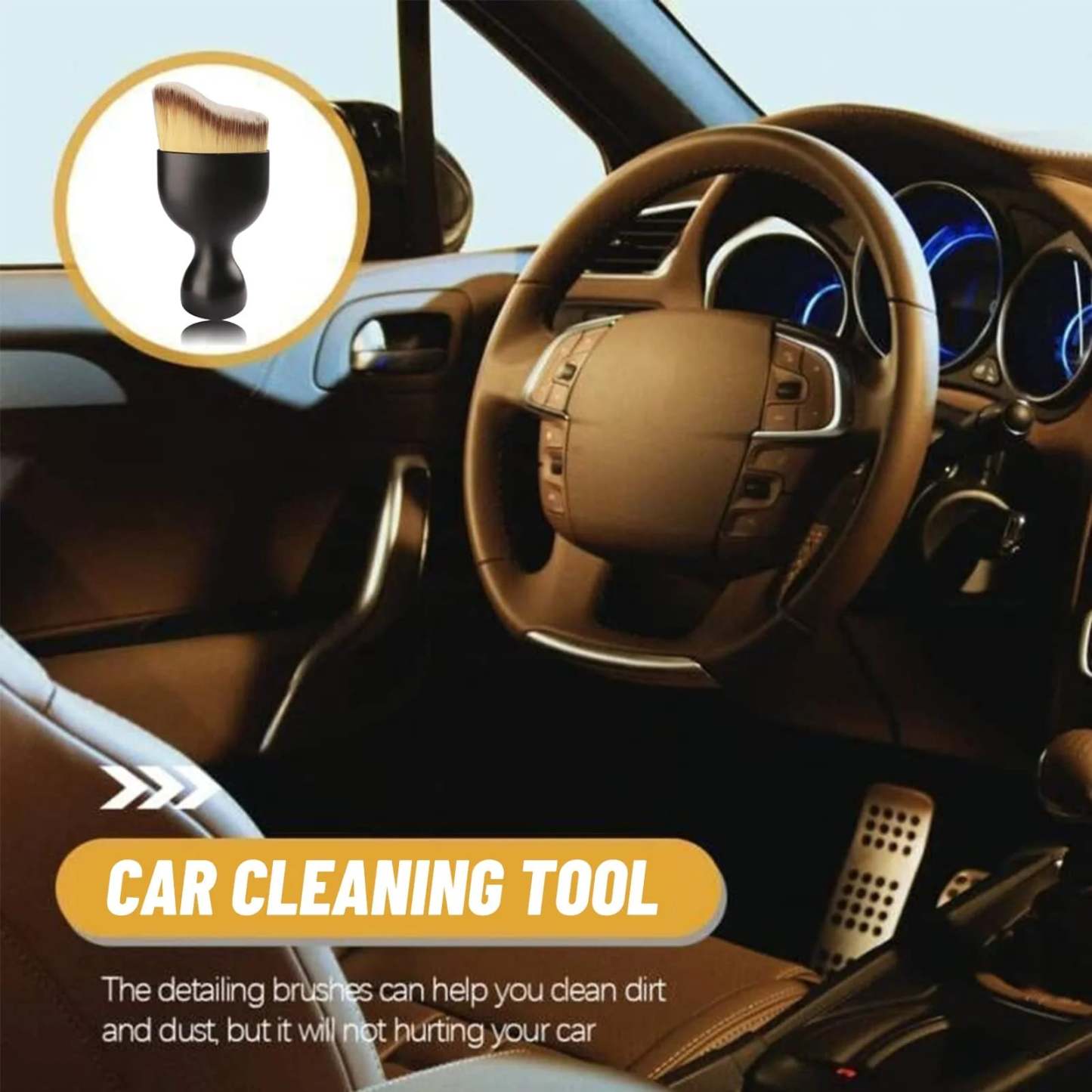 🚗Car Interior Cleaning Multi-Tool Brush(2PCS)