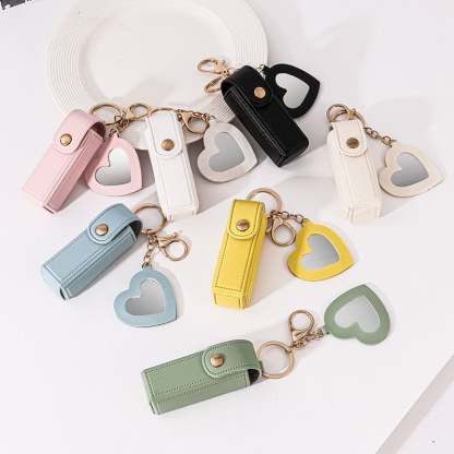 Lip Oil Keychain - Mirror & Oil 2-in-1 ❤️