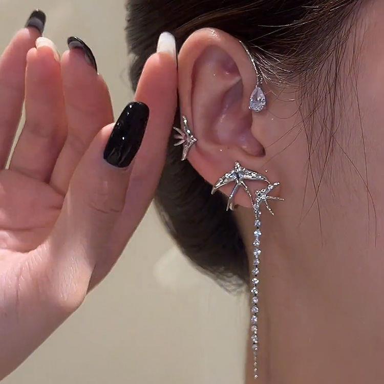 Floating Swallow Earrings