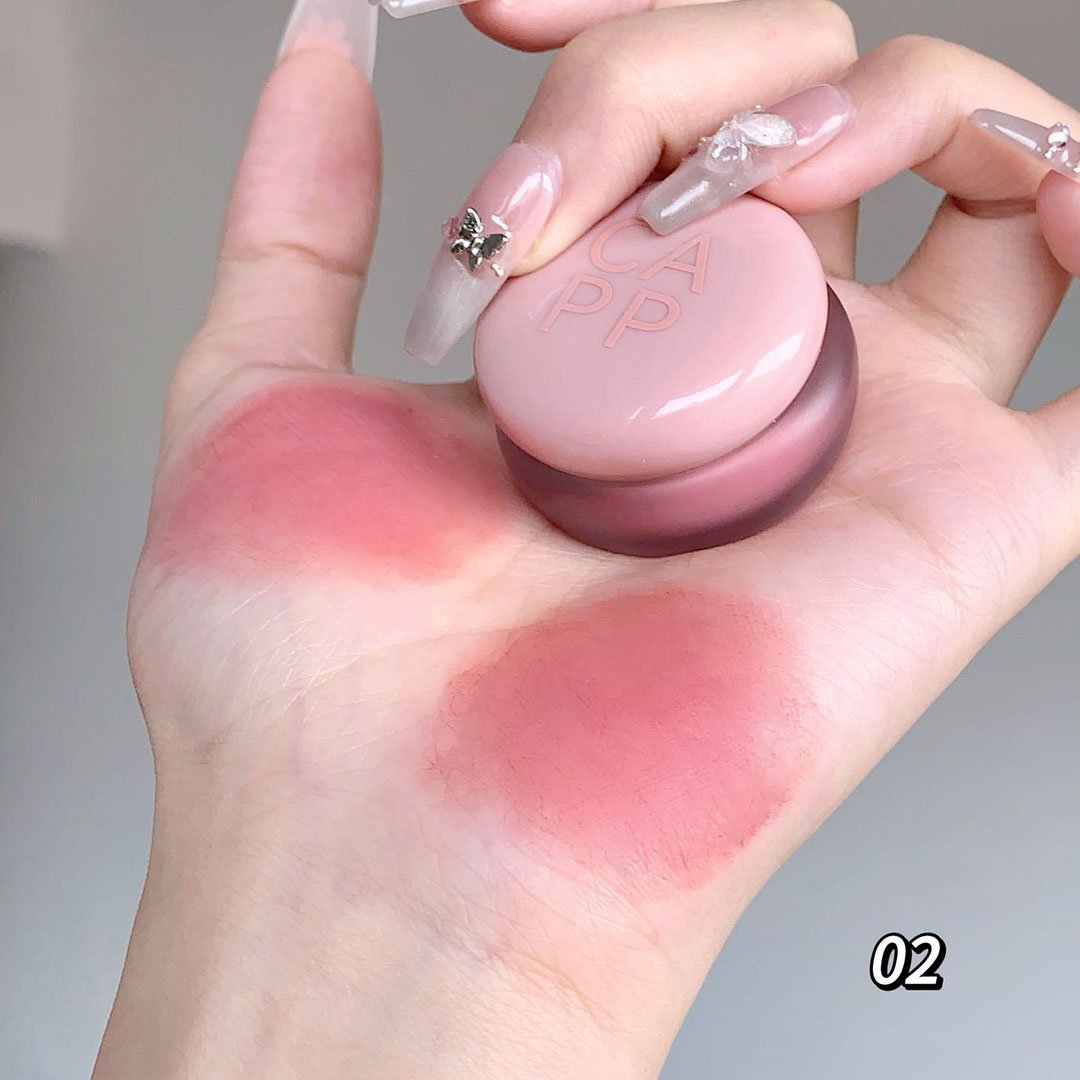 🔥✨ Free Lipstick Brushes⏰ 💥🔥Lip&Cheek Blurry Pudding Pot with Keyring